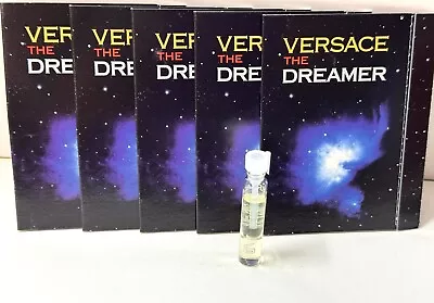 Lots 5 X VERSACE The  DREAMER Eau De Toilette Small Travel Size 0.05 Fl • $29.99