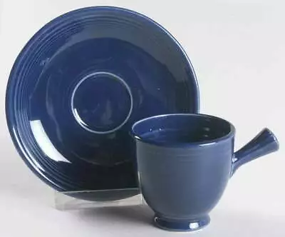 Fiesta Ware Vintage Demitasse Cup And Saucer In Cobalt • $59.99