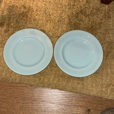 £8 • Buy 2 Woods Ware Beryl Green Salad Plates 8 Inch Kitchen Tableware Utility Ware