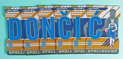 Lot 6 Luka Doncic 2023-24 Panini Donruss Elite Spellbound “Doncic” Die Cut -19_1 • $1