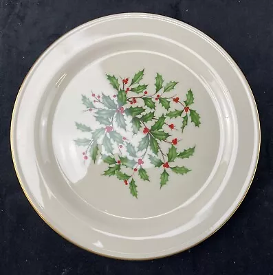 Lenox Holiday Presidential Special Dinner Plate Vintage Christmas Gold Trim • $11.95