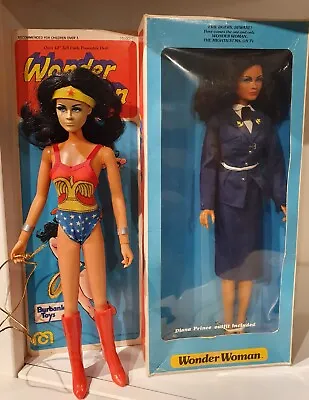 Mego 12 Inch Wonder Woman Rare Burbank Toys Issue With 2 Figures! • $690