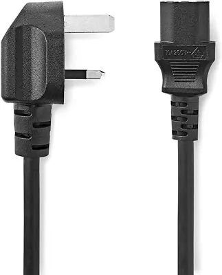 £9.99 • Buy 10M Power Mains PC Kettle Cable UK 3 Pin IEC C13 Monitor PC Screen 10 Metre Lead