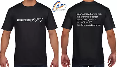 Dear Person Behind Me T-shirt Couple Family Love Romantic Possessive Gifts • £9.99