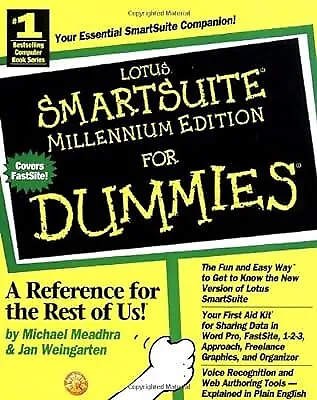 Lotus SmartSuite Millennium For Dummies Meadhra Michael Used; Good Book • £4.95