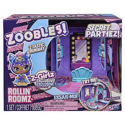 ZOOBLES Playset 2 Serie Secret Partiez Rollin' Runway • £15.92