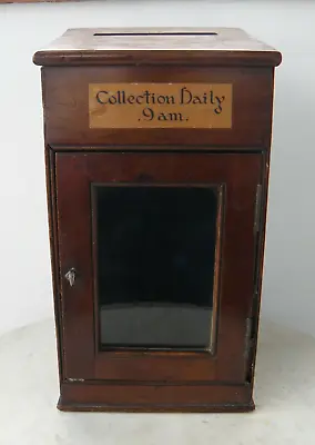 $295 • Buy ENGLISH EDWARDIAN HOTEL MAILBOX  Collection Daily 9am  Glass Door/Window As Is