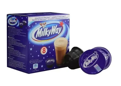 Milky Way Flavour Hot Chocolate Pods Compatible With Dolce Gusto 8 Drinks Pods￼ • £9.99