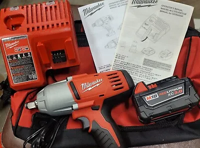 Milwaukee M18 2663-20 1/2  High Torque Impact Wrench3AH  Batterycharger&bag • $199.99