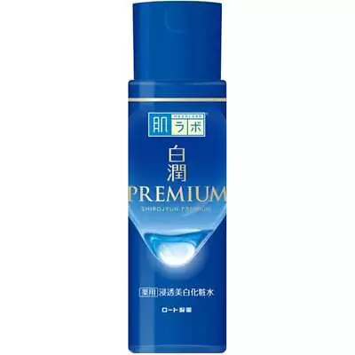 Rohto [ Hadalabo Shirojyun Premium Penetration Whitening Milky Lotion 140ml ] • $24.99