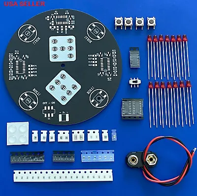 Soldering Practice Circuit Board Kit - Electronic Dice - SMD • $10.99