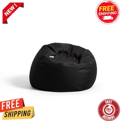 $44 • Buy  Big Joe Dot Bean Bag Chair Kids With Filling Peat Black New Free Shipping