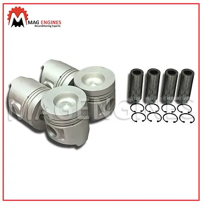 Piston & Ring Set Mitsubishi 4d34-turbo For Rosa Canter Fuso Truck 3.9ltr Diesel • $209.92