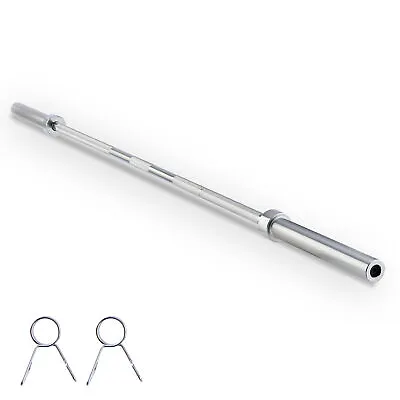 Olympic Barbell 220cm Straight Weight Bar Weight Lifting Home Gym Fitness Bar • $85.99