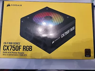 Corsair Power Supply (PSU) 750W - CX750F RGB With Set Of Cables • £80