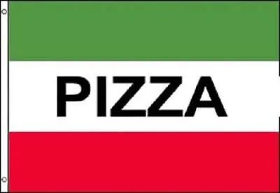 PIZZA Green And Red Flag Pizzeria Italian Restaurant Banner Pennant 3x5 Sign New • $8.88