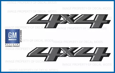 PAIR - 2018 4x4 Decals - Stickers Parts Chevy Silverado Truck Bed Side FG4Y2 • $23.96