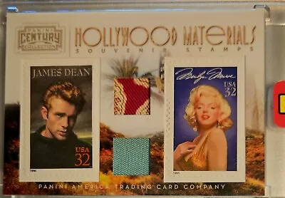 2010 Panini Century Hollywood Materials Stamp James Dean Marilyn Monroe / 250 • $149.99