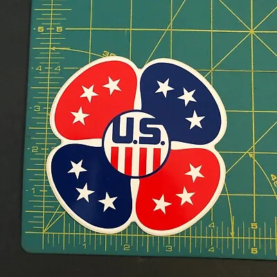 Vintage US 4 Leaf Clover Sticker Decal Hotrod Rat Rod Vintage Look Car Truck  • $8.99