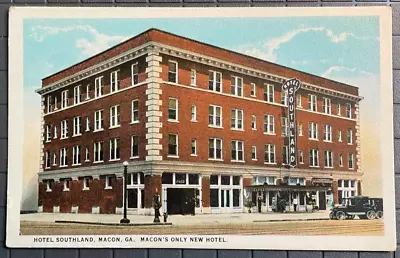 Vintage Postcard 1924 Hotel Southland Macon Georgia (GA) • $10