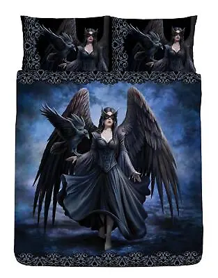 £28.99 • Buy  Anne Stokes Raven Double Duvet Set Reversible Bedding Set - Gothic Design