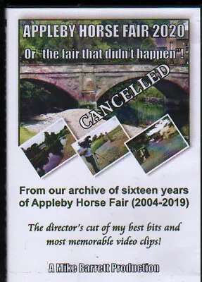 APPLEBY HORSE FAIR 2020 DVD - Or  The Fair That Didn't Happen  Triple DVD Set • £17.95