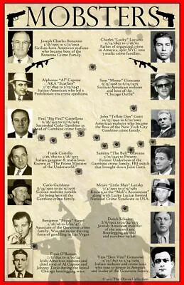 Gangsters 8x10 Photo Mafia Organized Crime Mobsters Mob Picture Capone • $5.99