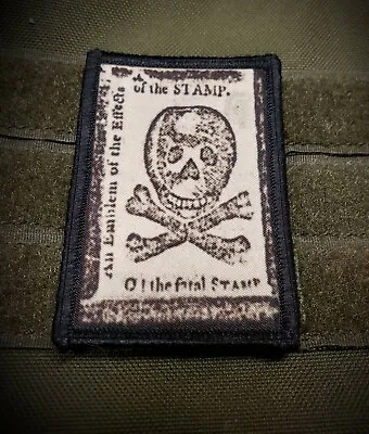 Stamp Act Protest Morale Patch Tactical ARMY Hook Military USA Badge  • $8.49