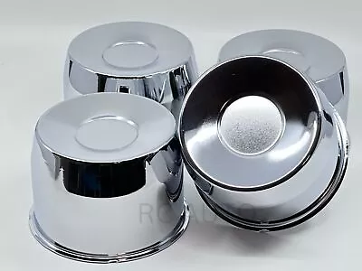 4 Steel Short Chrome Center Cap 5.15  Center Bore 8 Lug For Trailer And RV Rims • $41.99