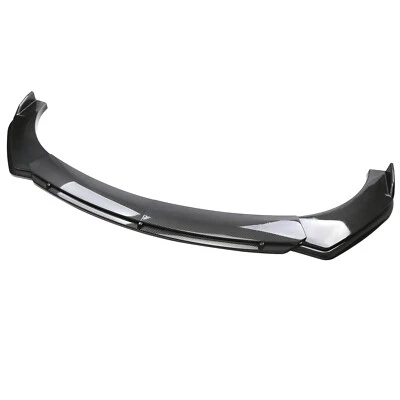 $60 • Buy For Universal Front Bumper Lip Spoiler Splitter Diffuser Body Kit Carbon Fiber