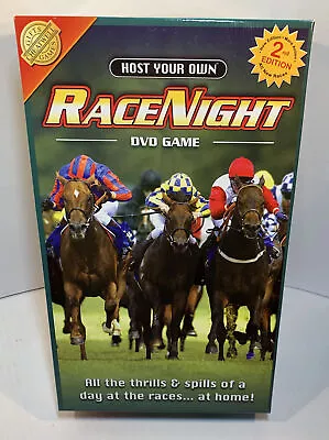 Host Your Own Race Night DVD Game 2nd Edition Horse Racing Gambling FREE UK P&P • £10.99