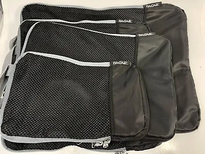 BAGAIL 4 Set Compression Packing Cubes Travel Accessories Expandable • $19.50