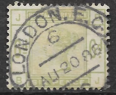 GB Queen Victoria Stamp SG194 6d Dull Green Good Colour  R13854 • $1.87