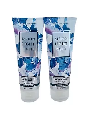 Bath And Body Works 8 Oz Body Cream Moon Light Path - 2 Pack • $22