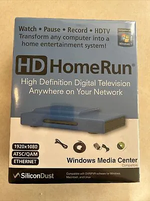 SiliconDust HD HomeRun Digital Tuners 1920x1080 ATSC/QAM - Brand New Sealed • $64.95