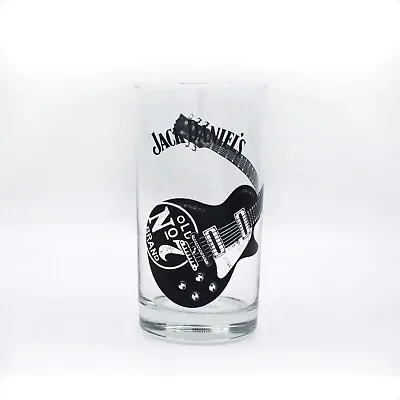 Jack Daniels Guitar Logo Glasses Tumbler Home Bar Whiskey Whisky • £14.90