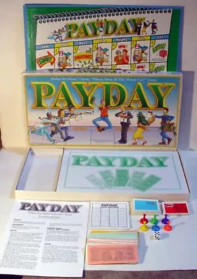 Vintage 1994 Payday  Where Does All The Money Go  Board Game 100% Complete! • $16