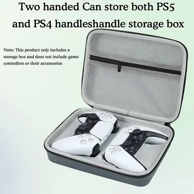 $26.50 • Buy Hard Travel Case Storage Bag For PS5/PS4 Dual Controller Pouch Shell C3A4