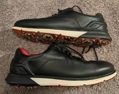 Men's Callaway Lagrange Golf Shoes Black / Red Size 8.5 • $17.99