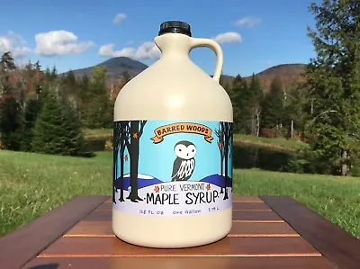 One Gallon 100% Pure Organic Vermont Maple Syrup - Grade A Amber • $61.95