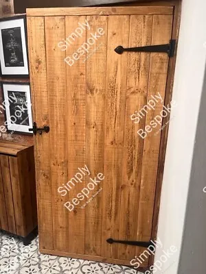 MADE TO MEASURE DOORS RUSTIC PLANK COTTAGE BARN STYLE DOORS TO ORDER 30mm • £160