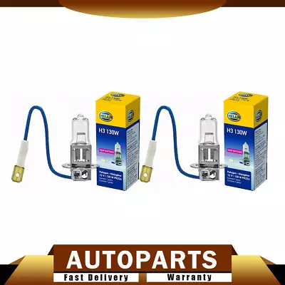 2 Pieces Hella H3 130W Driving/ Fog Light Bulb H3 Halogen Clear 130 Watt NEW • $17.09