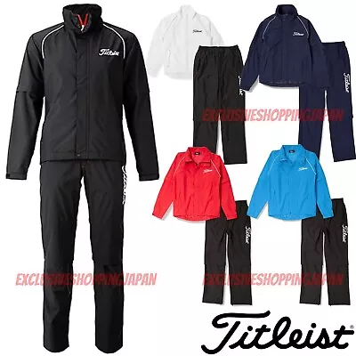 Titleist Golf Rain Jacket + Pants Waterproof 2-Way Mens Rain Suit Wear 5 Color • $142