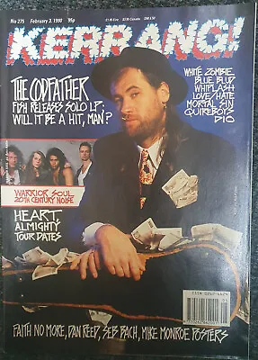 £3.50 • Buy Kerrang No.275 Feb.1990 With Posters Faith No More,Sebastian Bach And More..