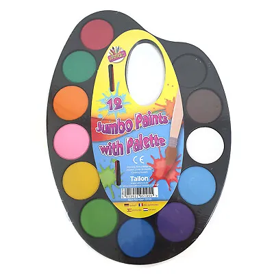 £3.19 • Buy Kids Paint Pallet Palette Water Colour Paint Set Brush Childrens Art