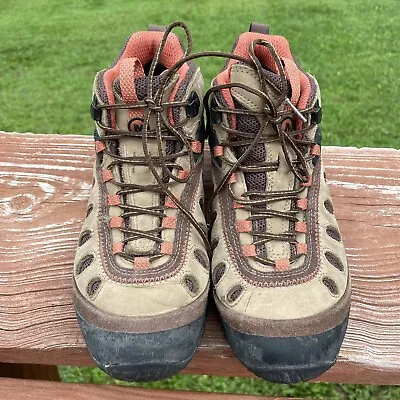 Merrell Boots Womens 8 Chameleon Arc 2 Mid Waterproof Hiking Trail DeepTan Suede • $39.99