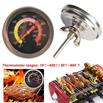 Barbecue Thermometer Oven Temp Gauge 100~400℃ BBQ Smoker Grill Temperature RO • $12.92