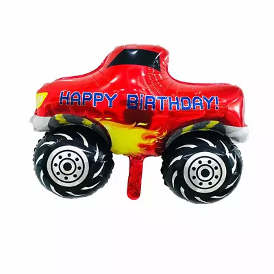 Large Car Shape Happy Birthday Balloon Race Car Party Balloons • $8.95