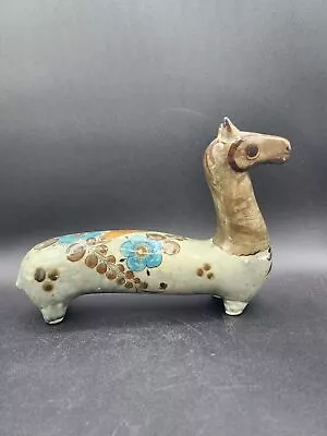 Mexican Tonala Pottery Animal Figurine Mule Donkey Horse • $29.99