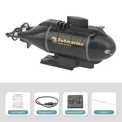 Mini RC Submarine 6CH Remote Control Racing Submarine RC Racing Boat F/Kids B4B1 • $24.32